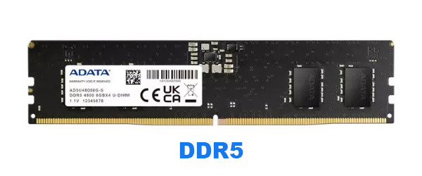 نمونه رم کامپیوتر DDR5