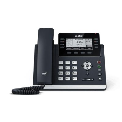 تلفن تحت شبکه یالینک مدل yealink sip-t43u